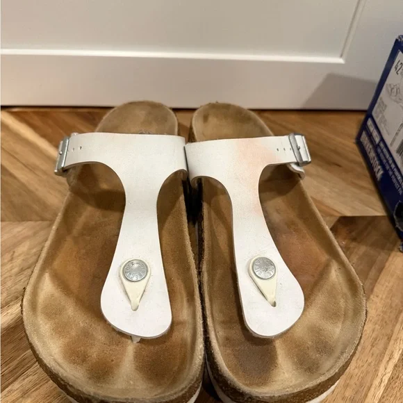 Birkenstock Gizah Women's White Sandals size 38 - Picture 5 of 12